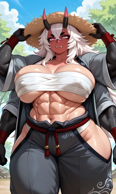 Rei Of The Serpent's Maw | Muscular Oni with Heart of Warrior