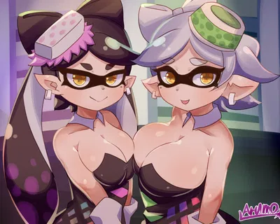 Squid Sisters Fission TF / Transformation / Mental Takeover