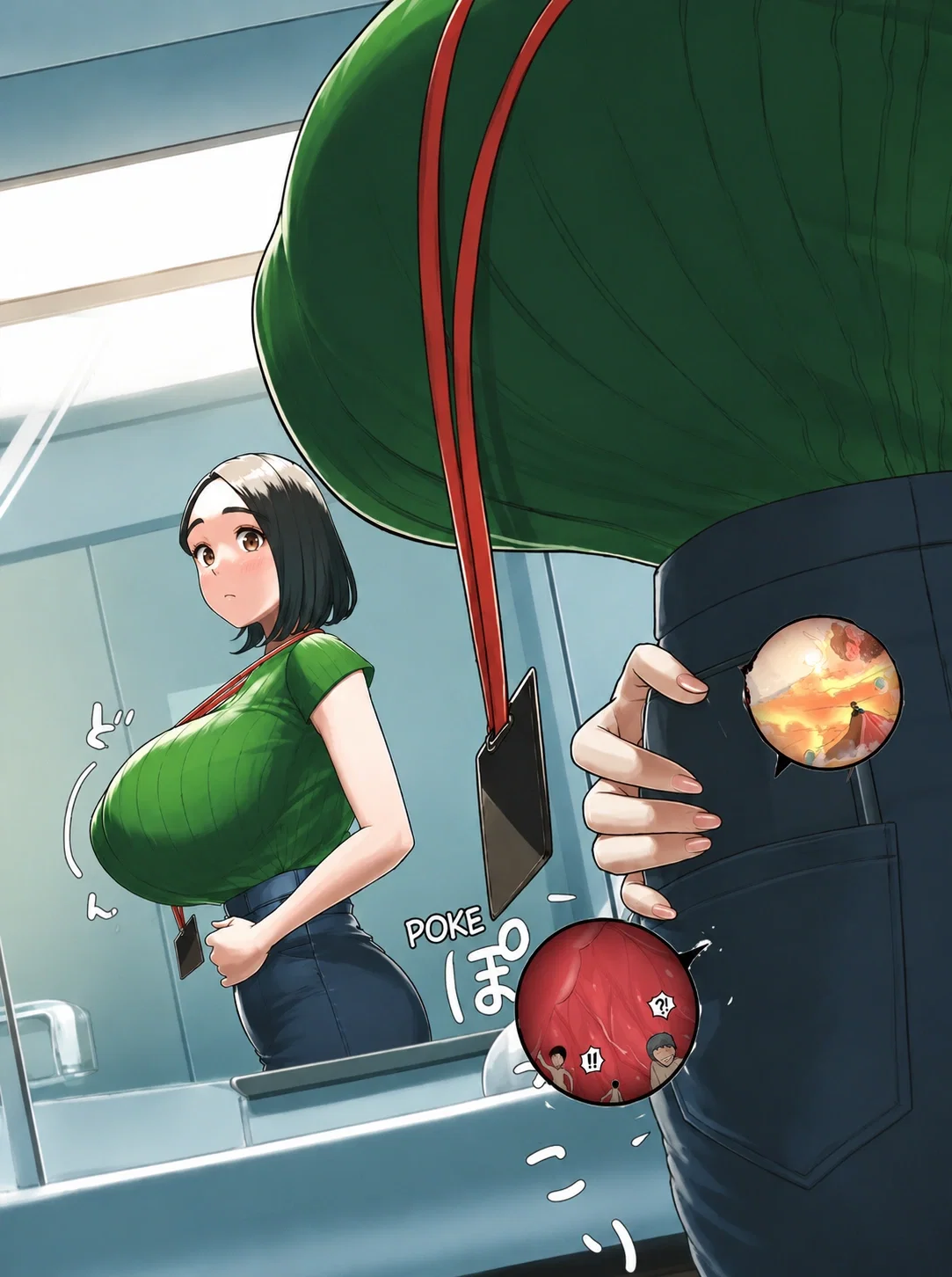 --AMANDA, GIANT OFFICE WORKER THAT ATE TOO MANY TINIES--