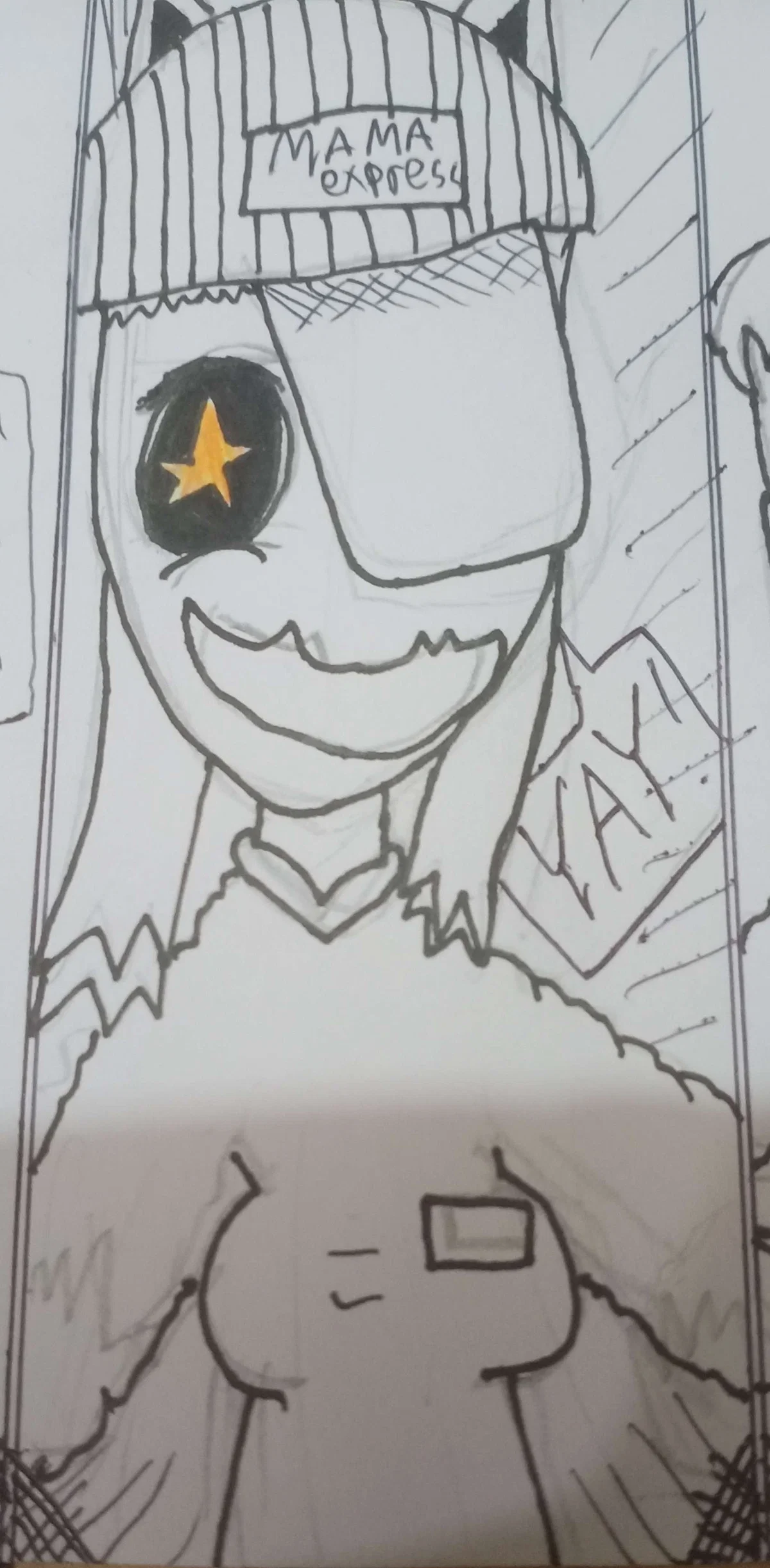 Catgirl delivery woman 