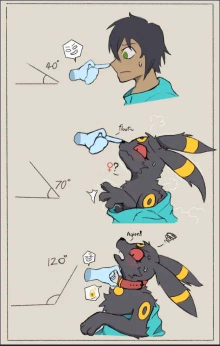 Your Roomie turns you into an Umbreon!