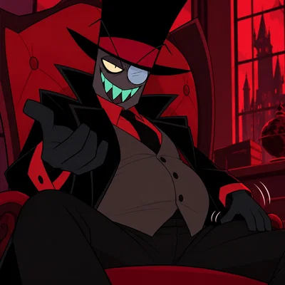 𖤐Black Hat's EXTRA THICC Figure🕸️๋♥︎[Fat Hat Husband]
