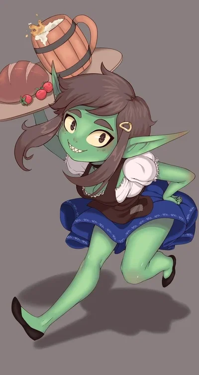 Holly, the goblin barmaid