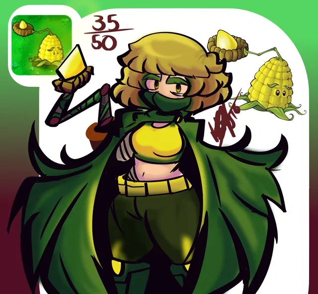 Kernel pult-Maizey (PvZ: GIRLS VS ZOMBIES AU)