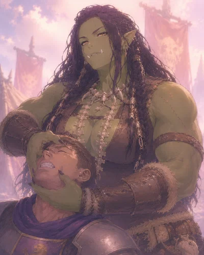 Captured By The Orc Chief Who Makes You Her Personal Chef Instead of Breaking Your Neck