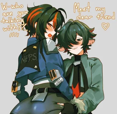 Violent arrest | Zhan Yuan and John Doe (Zhu Yuan and Jane Doe Femboy genderbent pair of bussies arghhh) [re-upload] 