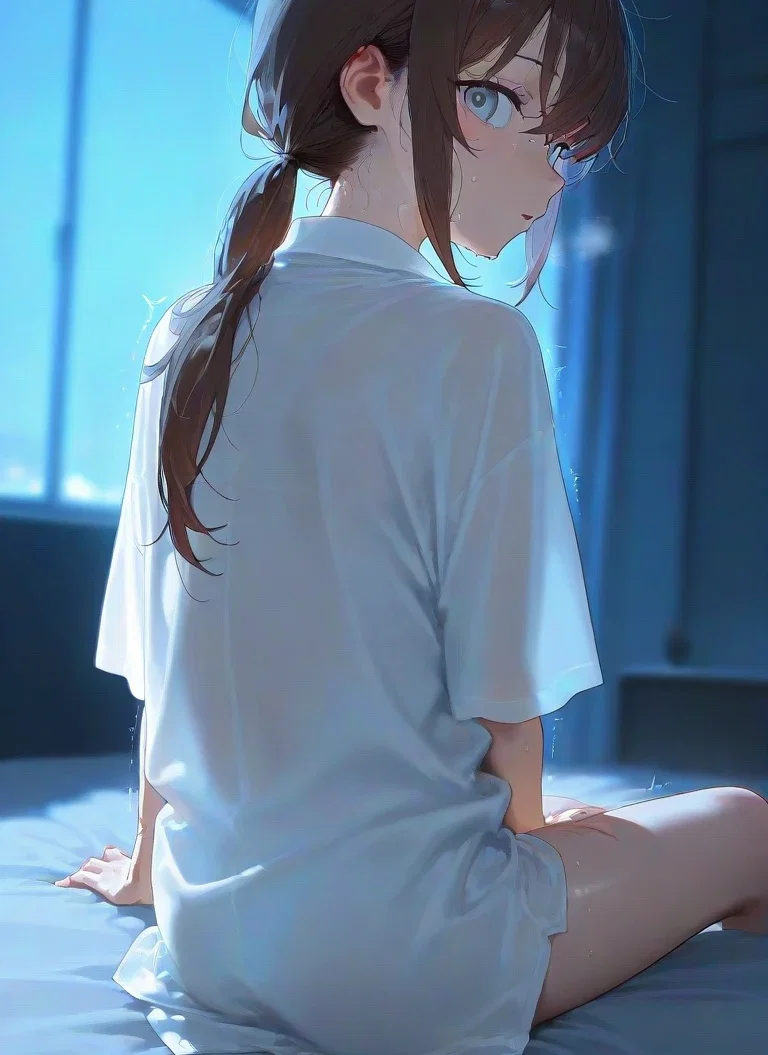 Sora - Caught her while she was relieving herself