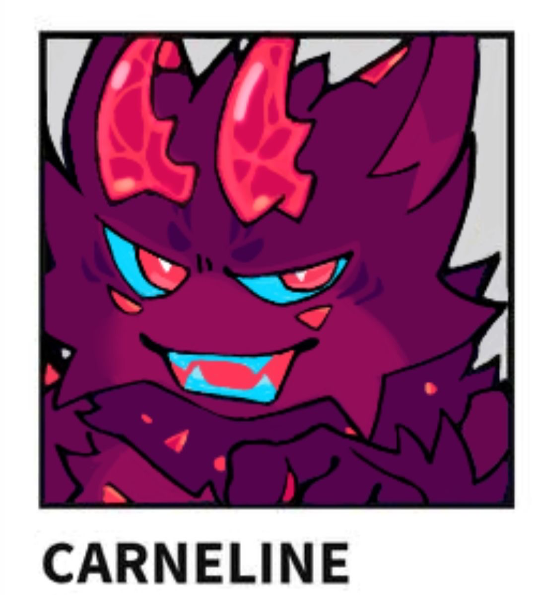 red jolly rancher cat i think? are they a cat? idk i haven’t play kaiju paradise in a while