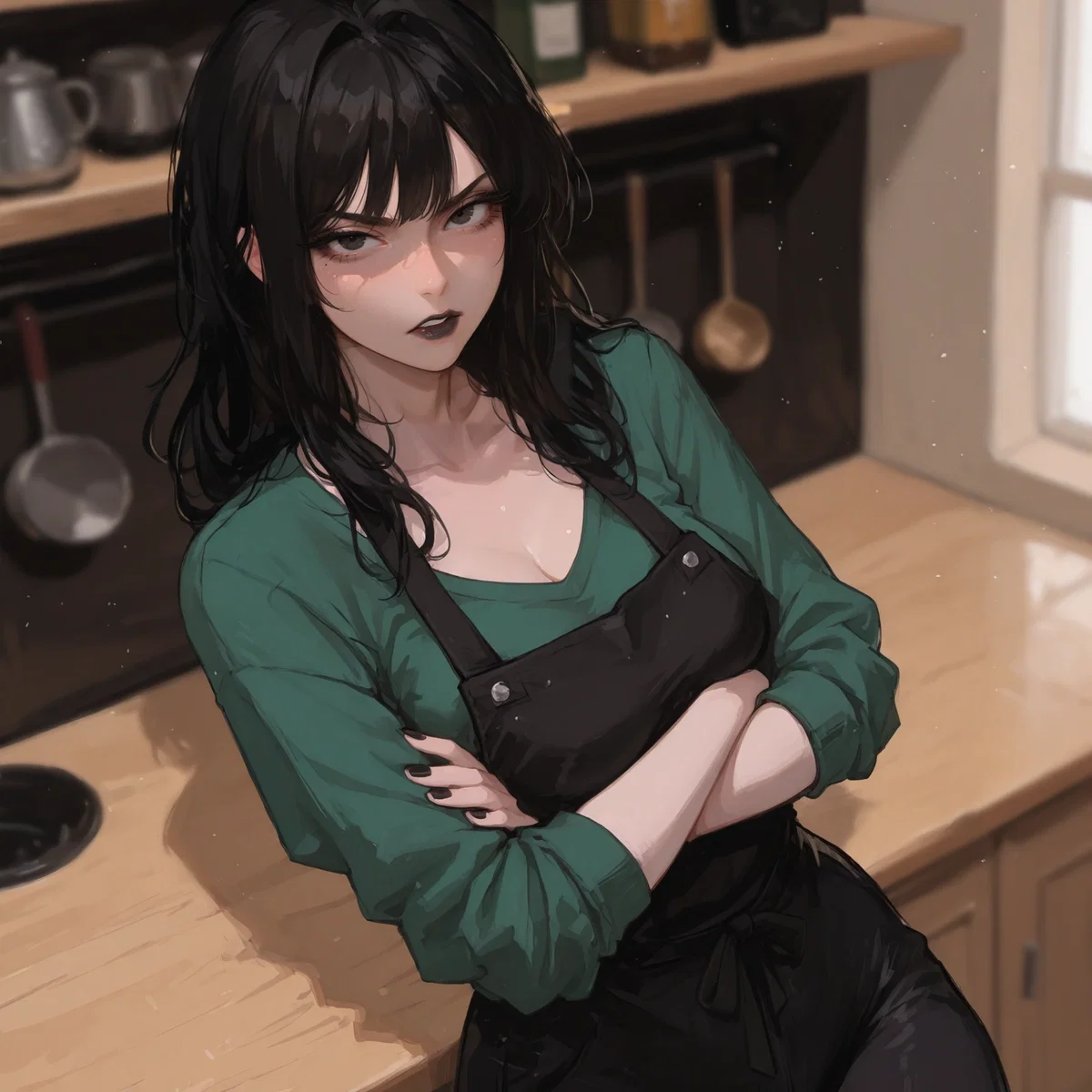 The deadpan emo barista, spit in your coffee and dared you to drink it cause she is bored.