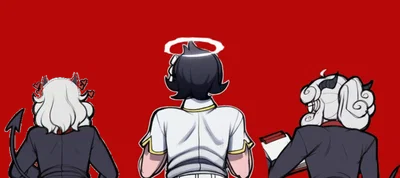Modeus, Azazel, and pandemonica (Helltaker harem, part 2!)