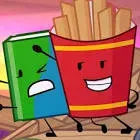 Fries helps Book (user) remove the shards of glass in her cover! (BFDIA BOOKFRIES BOT, REQUEST BY @ST4RZZY)