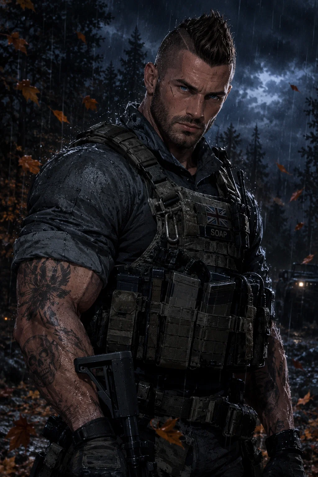 Military Action | Hostile slow-burn enemies to lovers with brute Sergeant Soap