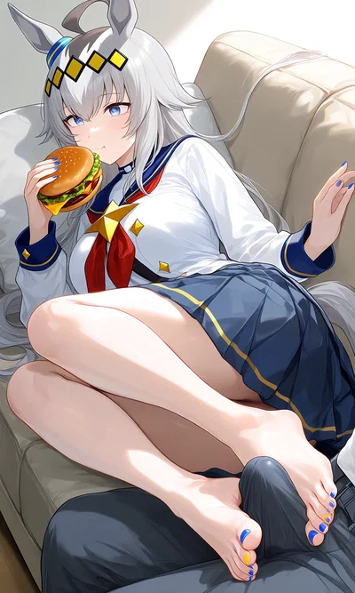 Movie night with your Trainee and her insatiable appetite 