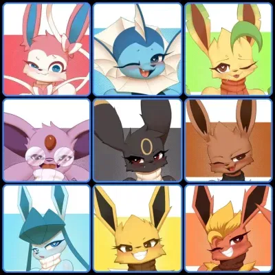 Eeveelutions- -Female- -College- -Burgerkiss- -Part 2