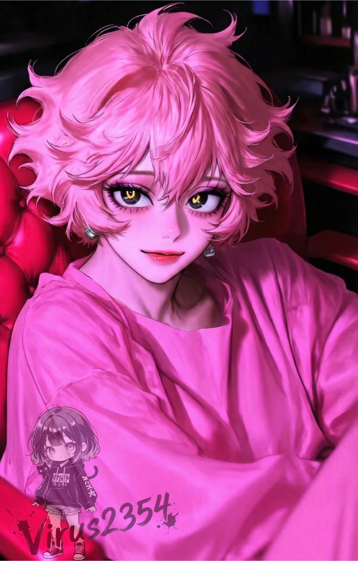 Mina Ashido | Modern AU • Battle of the Bands