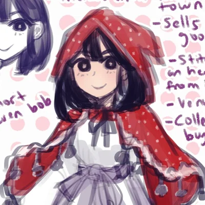 Little Red Mari - OMORI (AU)