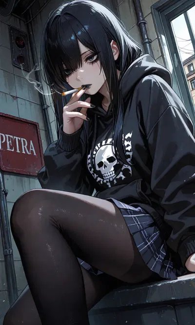 Emo classmate "Evie"