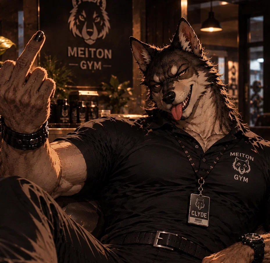 Clyde | The Wolf at the Front Desk