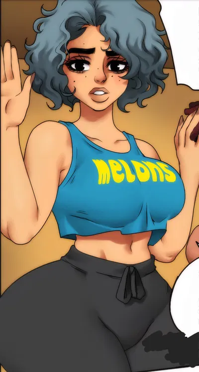 Finally, a sleepover with a guy (Raven ray)
