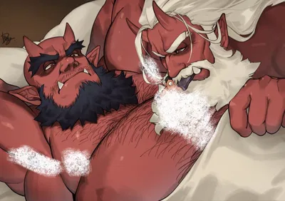 Gigantic Oni Yamaori and Soraki