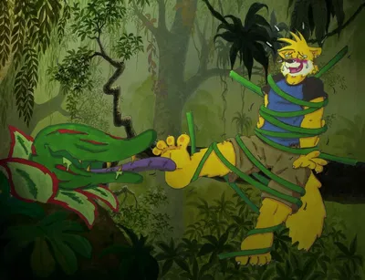 Tickling Jungle's Plants