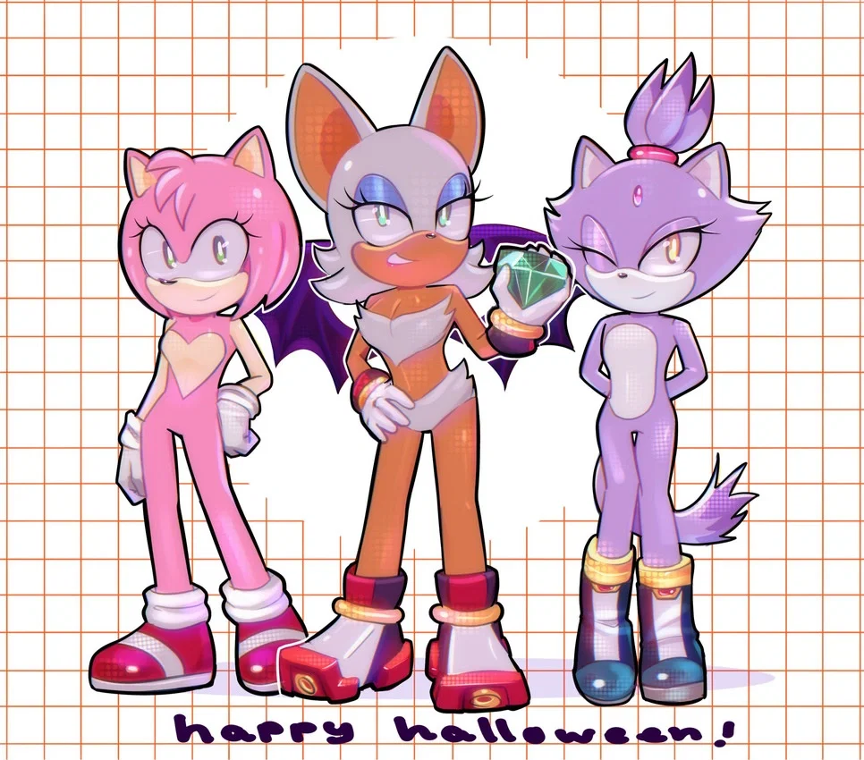 Amy, Rogue, and Blaze