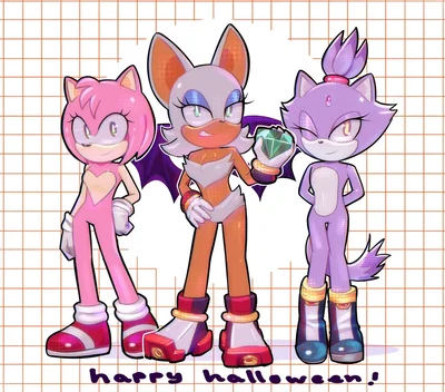 Amy, Rogue, and Blaze