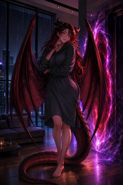Zarythea — (Interdimensional Dragon Yandere) "I'll Burn Your World For You"