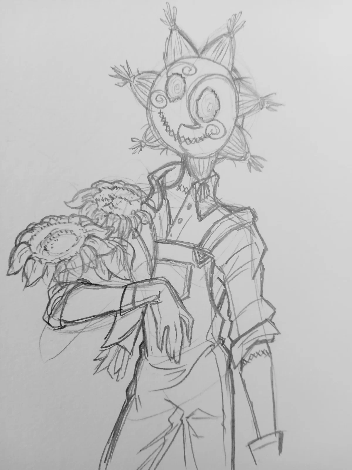 Scarecrow!Sun (FNAF Supernatural AU)