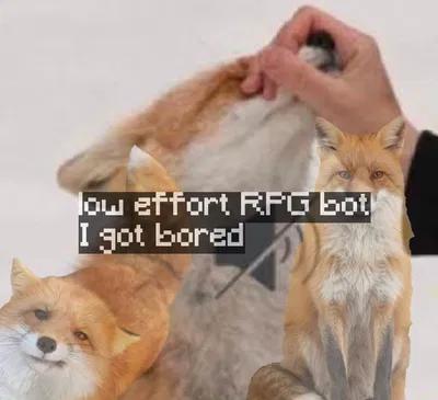 RPG bot || low-effort