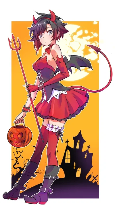 Waifus "R" Us: Halloween Edition 2026: Your Very Own Ruby Rose from RWBY As Your Halloween Treat from Your Homies!