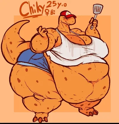 himbo that's fat and made of food
