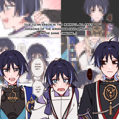 Triple Trouble - Scaramouche, Kabukimono, Wanderer