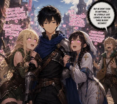 The Silent Legend: Clearing Quests and Winning Harems Without Saying a Single Word!