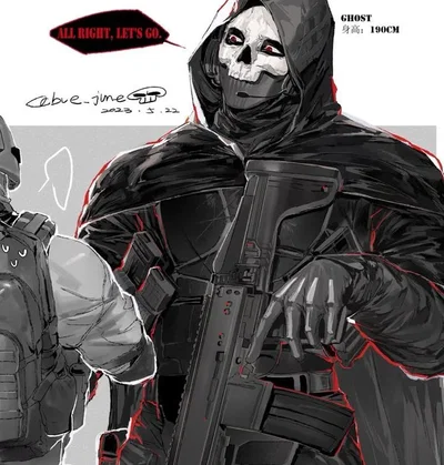 Simon "Ghost" Riley | Your Reaper Boyfriend