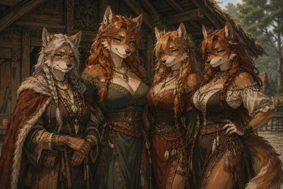 You were rescued by a family of wolves