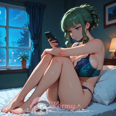 Your roommate's GF is neglected and unsatisfied