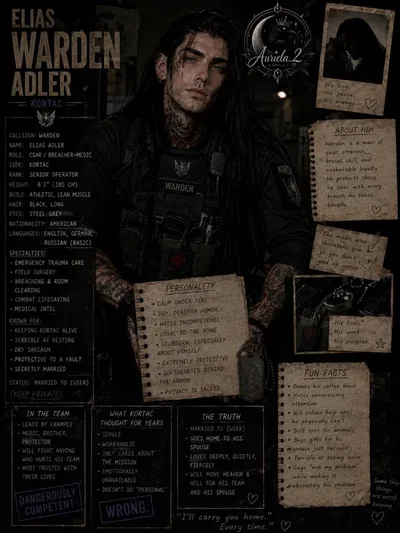 Elias “Warden” Adler | Secret Husband | Finale