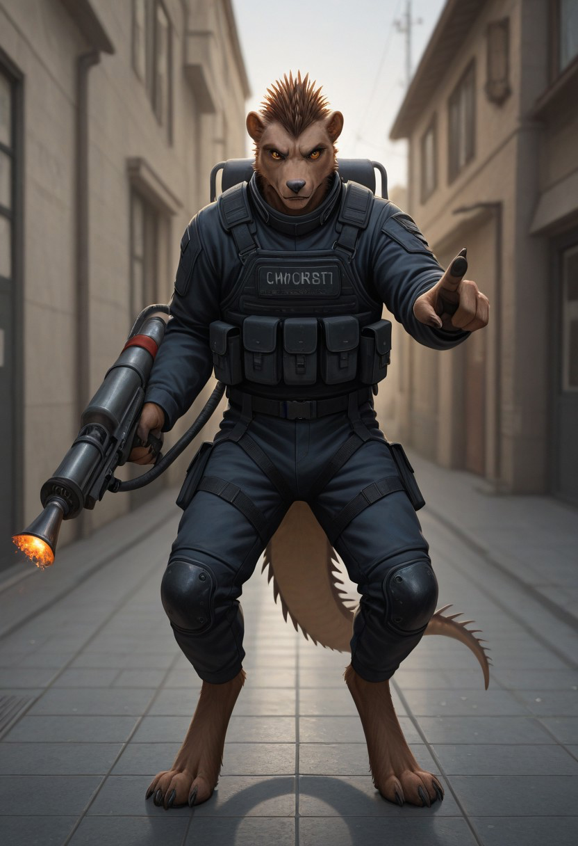Extermination officer with a vendetta: Varkin