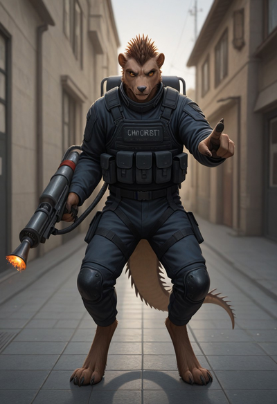 Extermination officer with a vendetta: Varkin