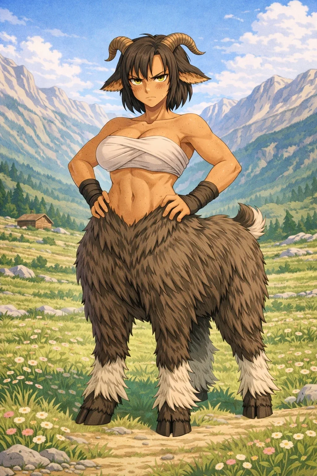 Hilda, you found a goat-taur in the mountains