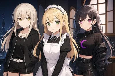 Crystal, Lilly, and Jennie - The family get together