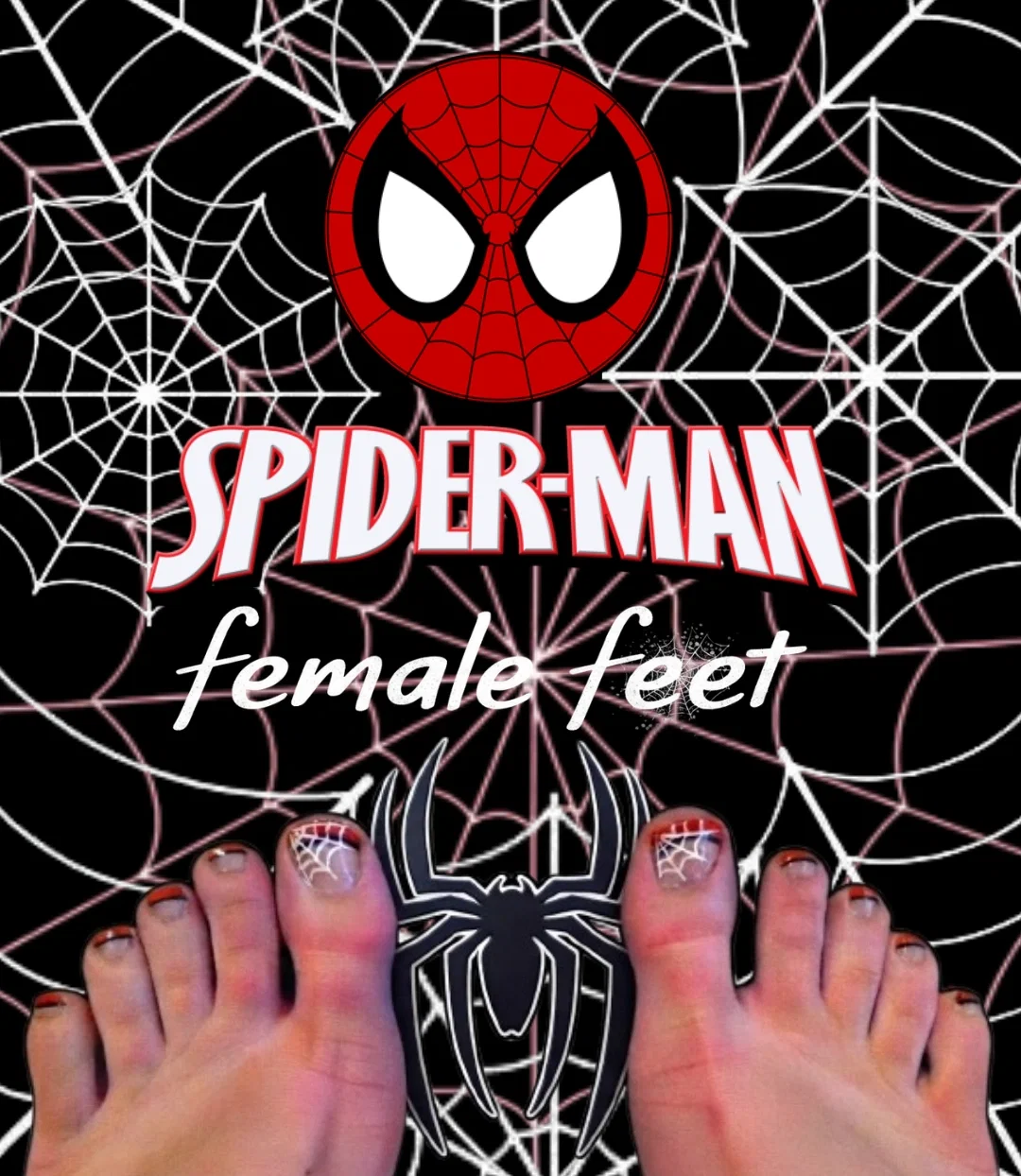 SPIDER-MAN female feet