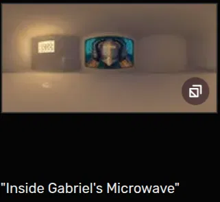 Inside Gabriel's Microwave