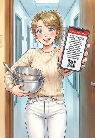 My Creampie Valentine: Tammy shows up at your front door eager to make a creampie with you to meet the official mandate.