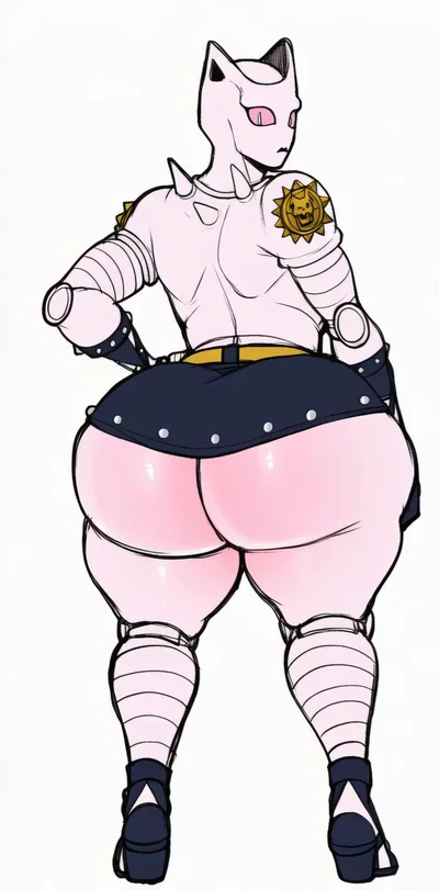 "Killer Queen... has already touched your  ." *Kaboom-*