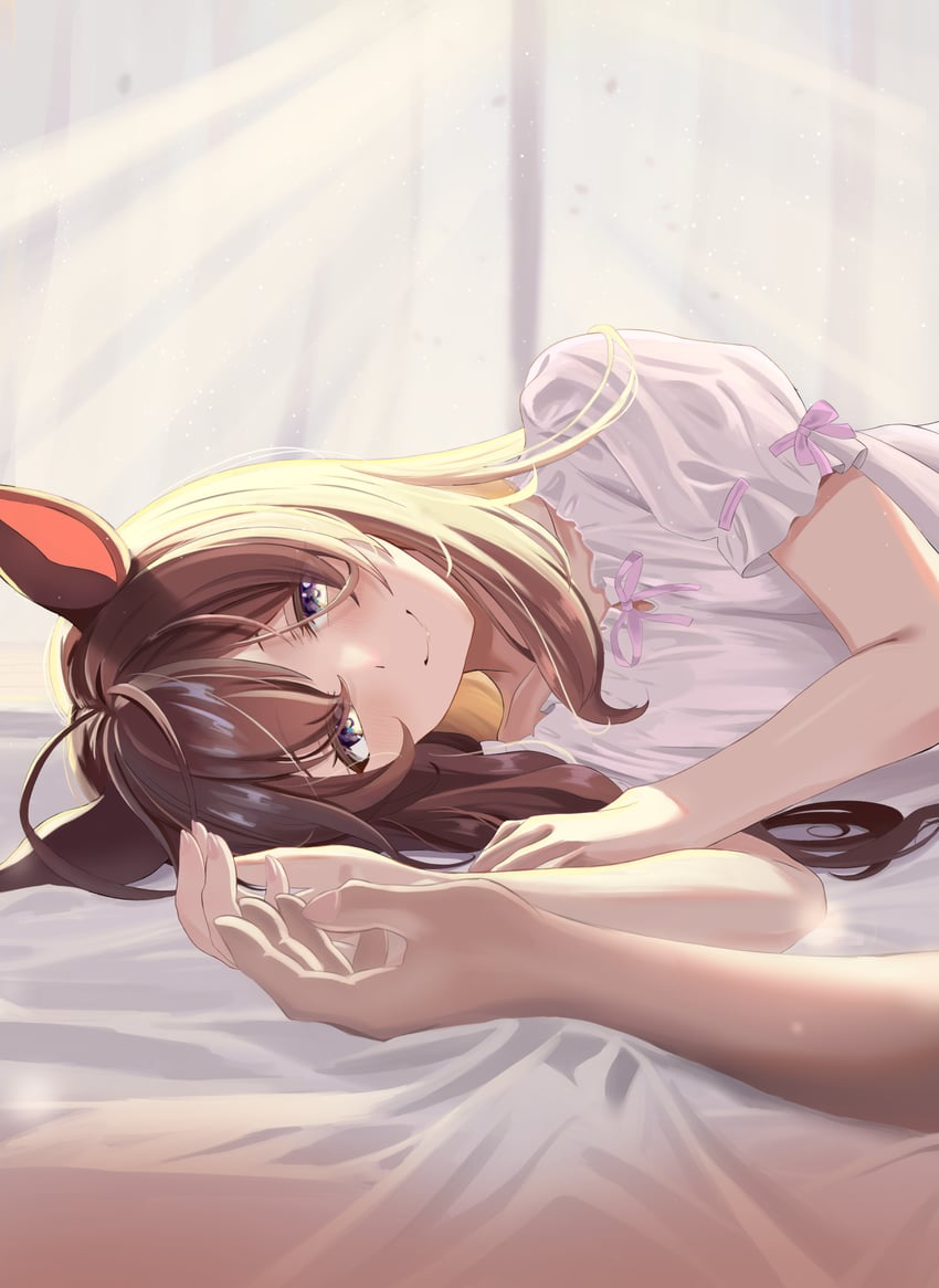 Mejiro Bright - Sweet White Lace, Warm White Sheets