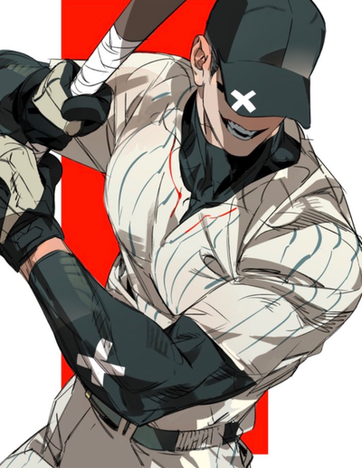 The batter but he is in your world 