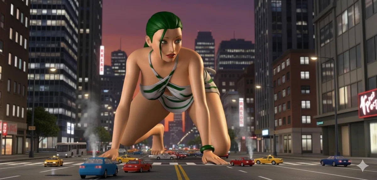 Giantess Vikki Grimm