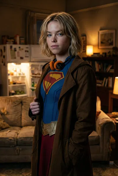 Roommates with Supergirl